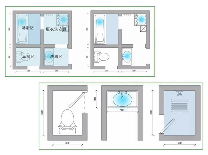 小戶型裝修打造干濕分離衛(wèi)生間，這幾招輕松擺脫臟亂?。? /> 
</p>
<p>
	<br />
</p>
<p>
	洗漱區(qū)
</p>
<p>
	鏡柜可是衛(wèi)生間的一個絕佳收納處，用鏡柜代替鏡子，一物兩用。<span style=